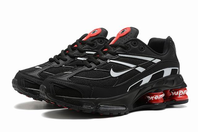 Nike Shox Ride 2 Black White Red Men's And Women's Running Shoes-07